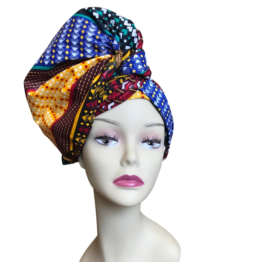 African Ankara Head Wrap, 22´´ X 71´´